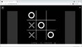 Someone playing Tic Tac Toe against a computer (and losing...)